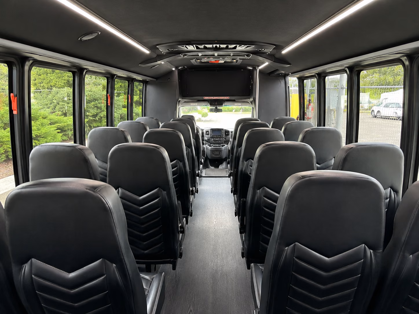 tucson 18 passenger minibus inside