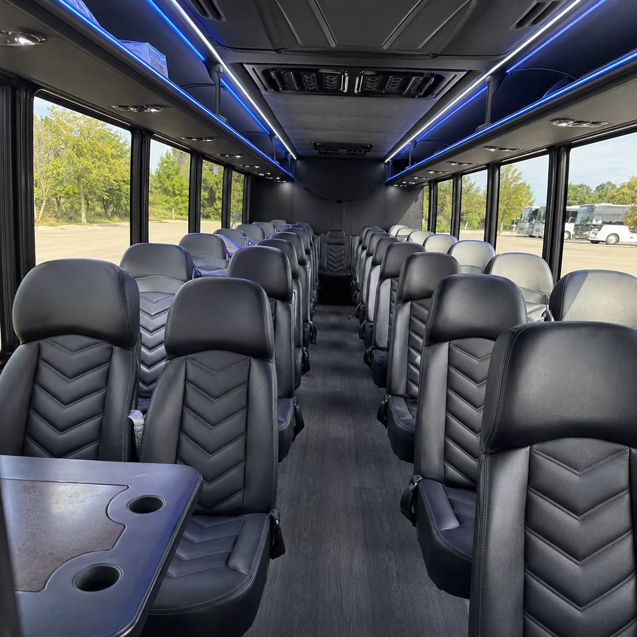 tucson 25 passenger minibus inside