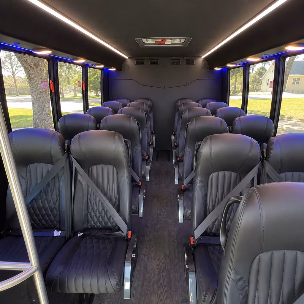 tucson 30 passenger minibus inside