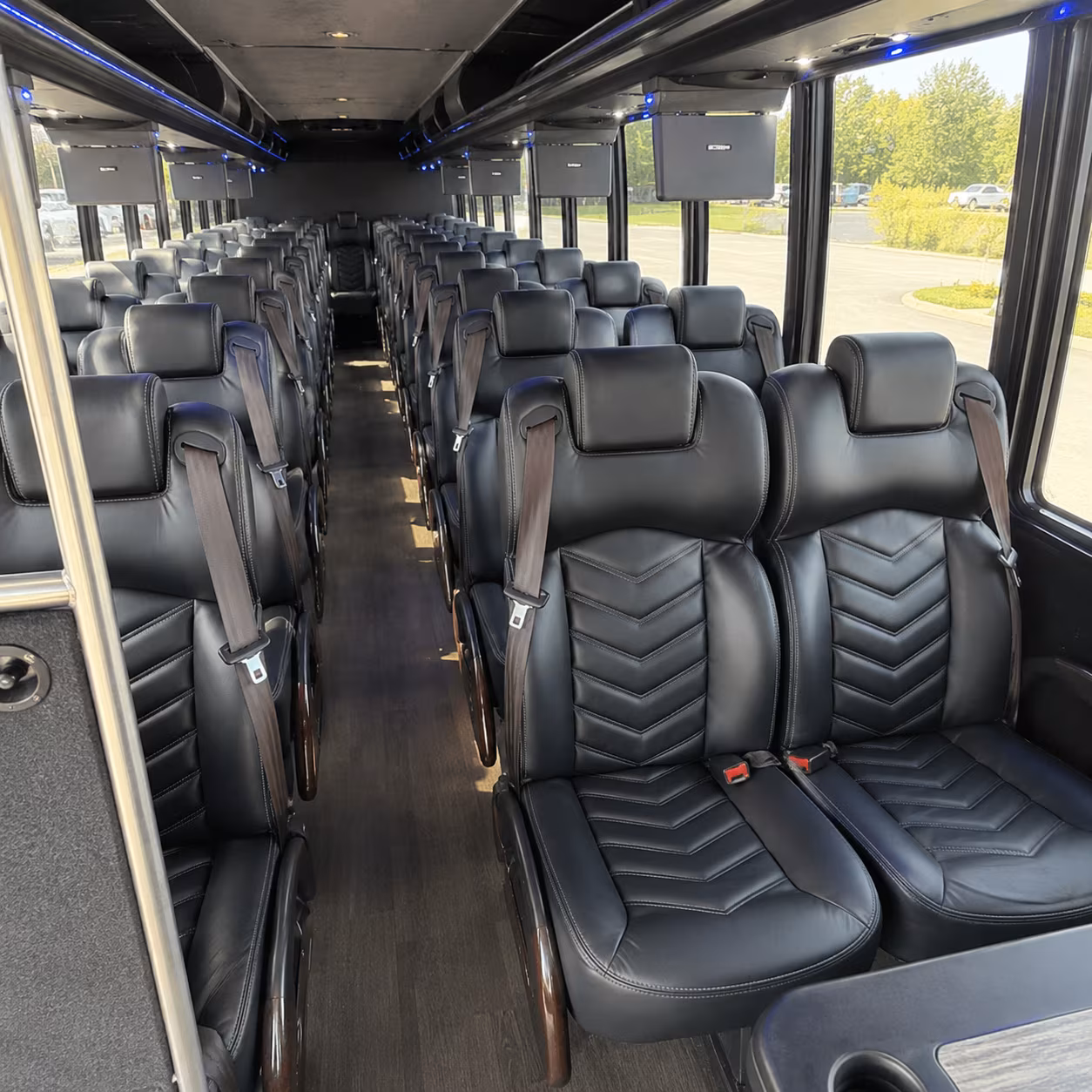 tucson 35 passenger minibus inside