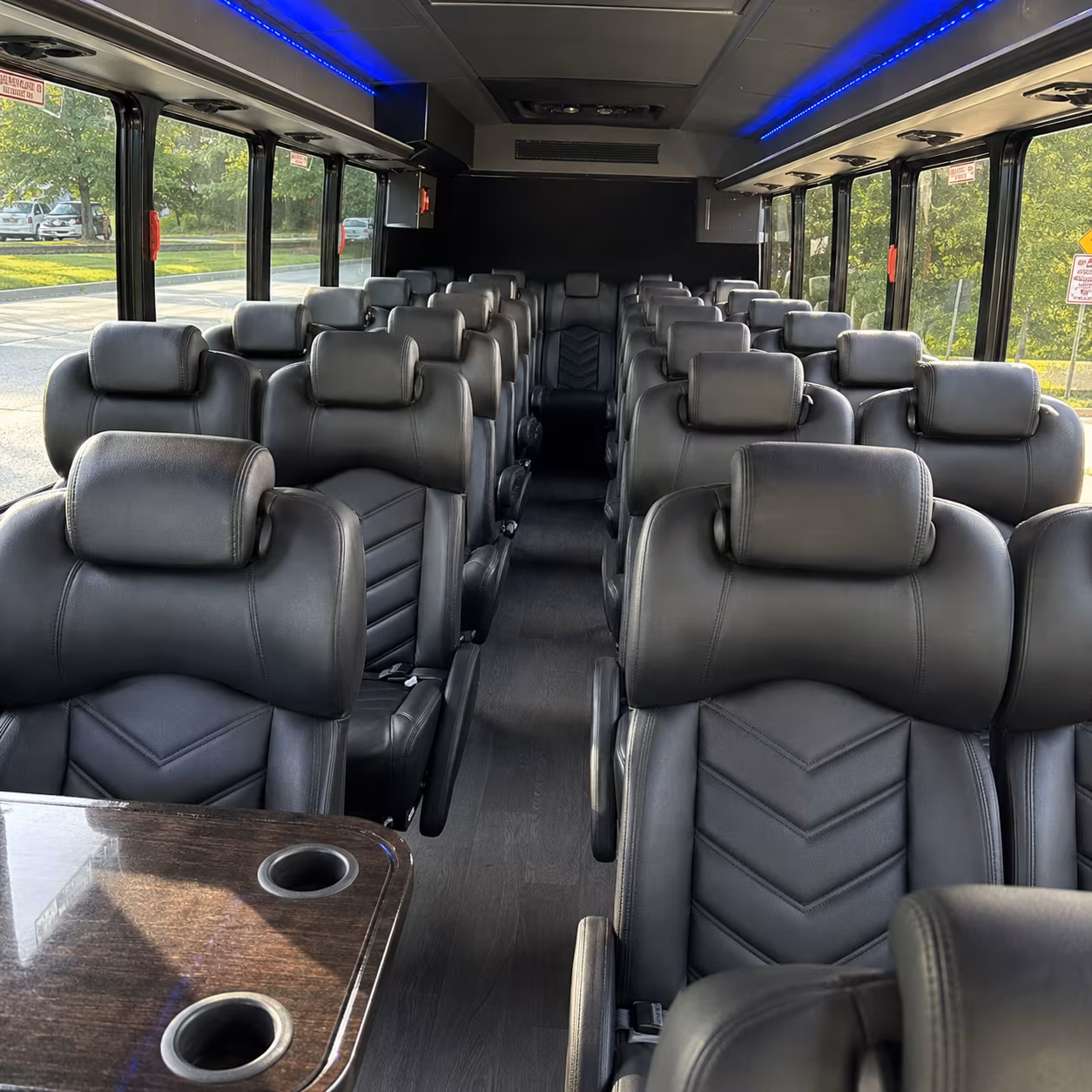 tucson 35 passenger minibus interior