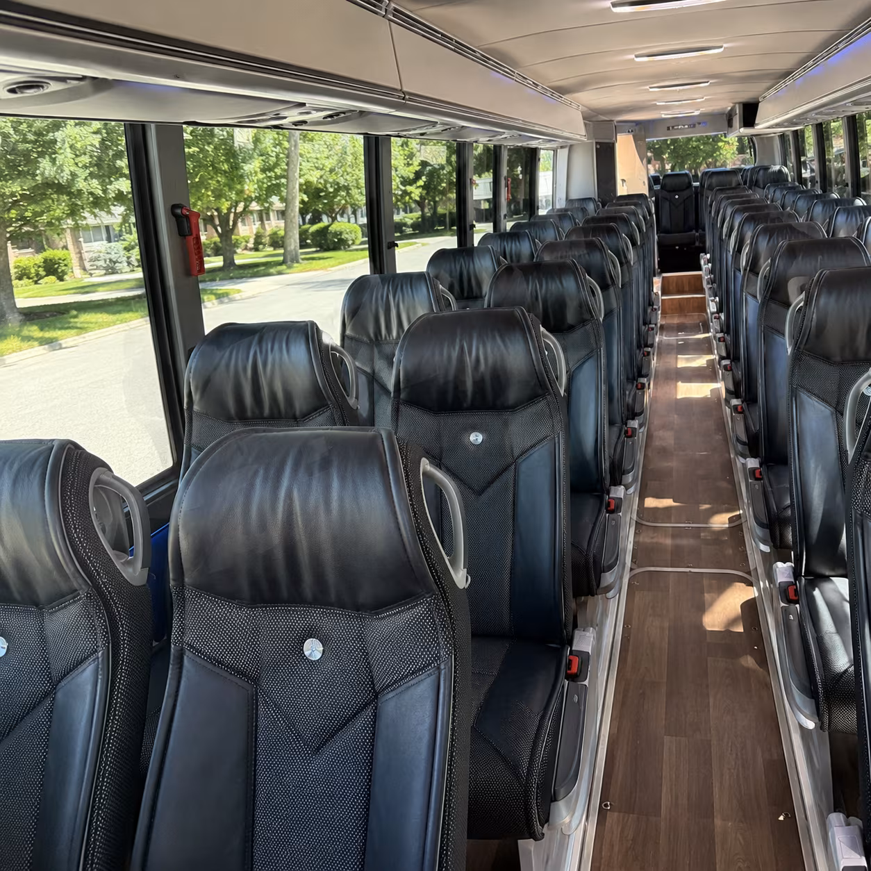 tucson 40 passenger charter bus inside