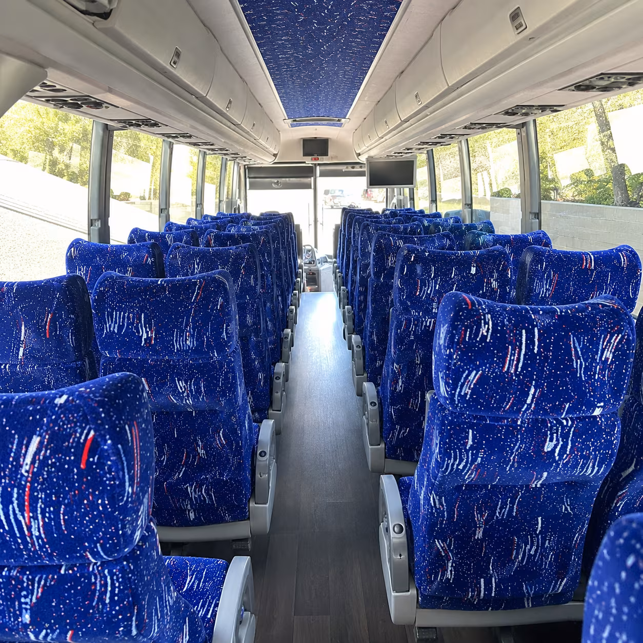 tucson 50 passenger charter bus interior