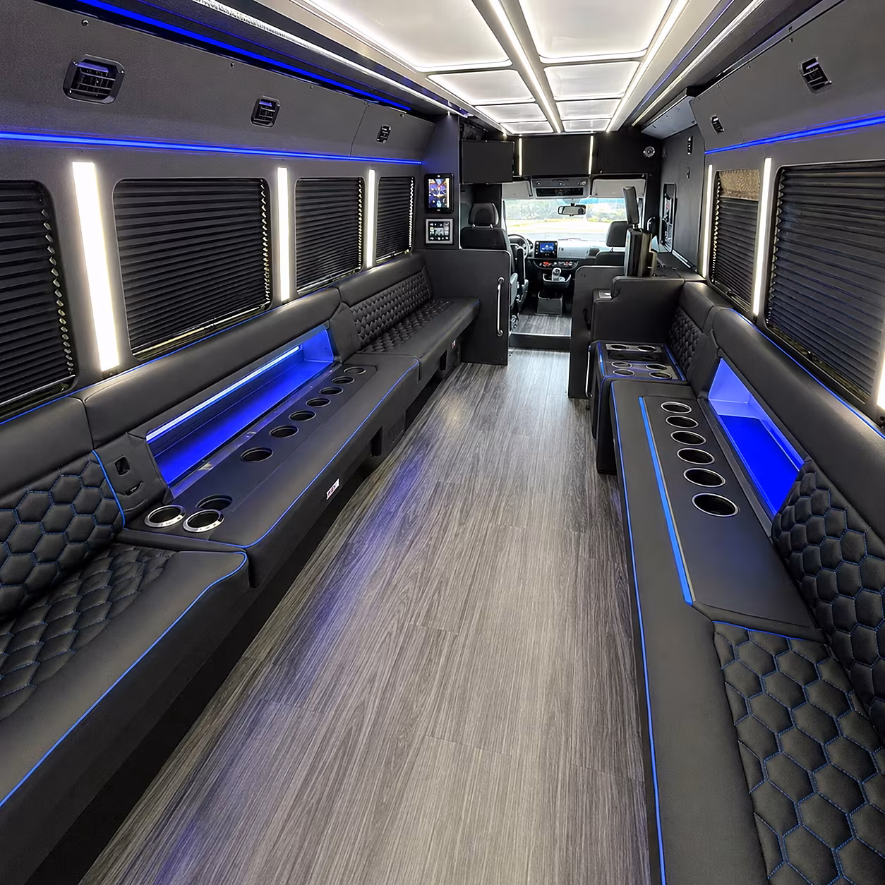 tucson party bus inside